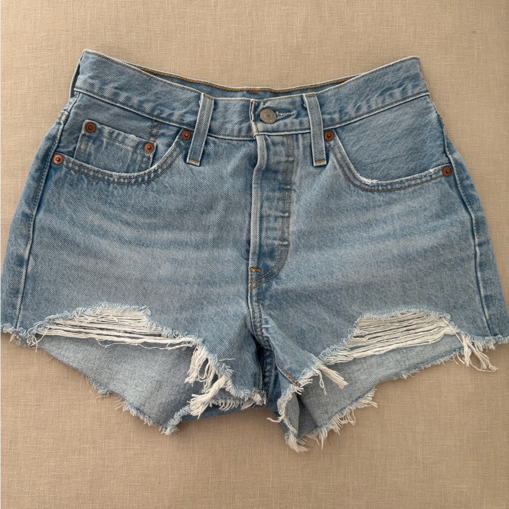 Levi’s 501 High Waist Jean Shorts